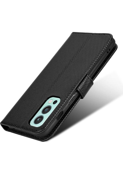 Oneplus Nord 2 5g Kickstand Kapak Kart Tutucu Manyetik Cüzdan Için Kılıf (Yurt Dışından)