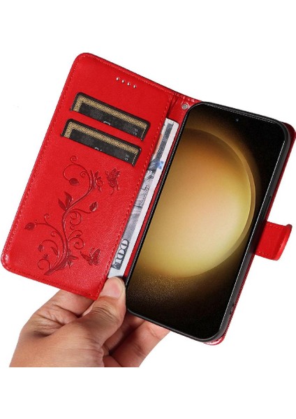 Samsung Galaxy S23 Artı El Kayışı ve Kart Yuvası Cüzdan (Yurt Dışından)