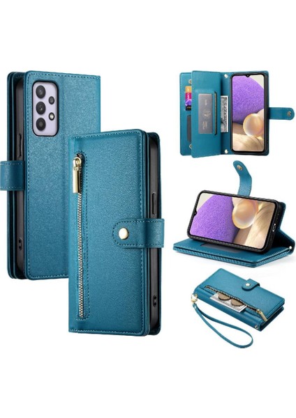 Samsung Galaxy A32 5g Için Flip Case Crossbody Kayış Çok Fonksiyonlu Standı (Yurt Dışından) fırsatları