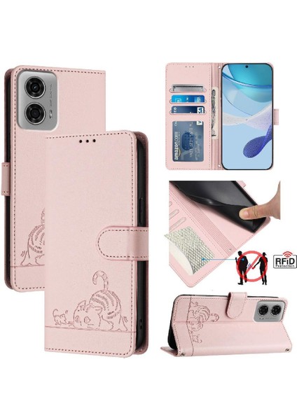 Motorola Moto G24 4g/moto G04 4g Kart Yuvası Tutucu Kickstand Kedi (Yurt Dışından) indirimleri
