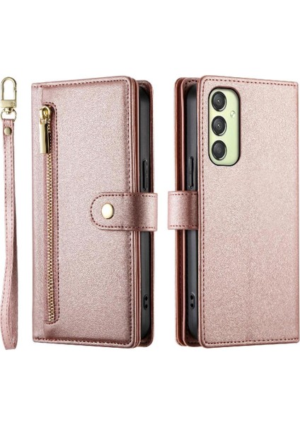 Samsung Galaxy A25 Iş Cüzdan Standı Için Flip Case Çok Fonksiyonlu (Yurt Dışından)