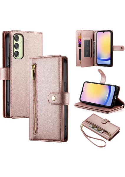 Samsung Galaxy A25 Iş Cüzdan Standı Için Flip Case Çok Fonksiyonlu (Yurt Dışından) fiyatları