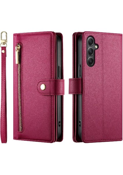 Samsung Galaxy A34 5g Için Flip Case Standı Iş Çok Fonksiyonlu Cüzdan (Yurt Dışından)