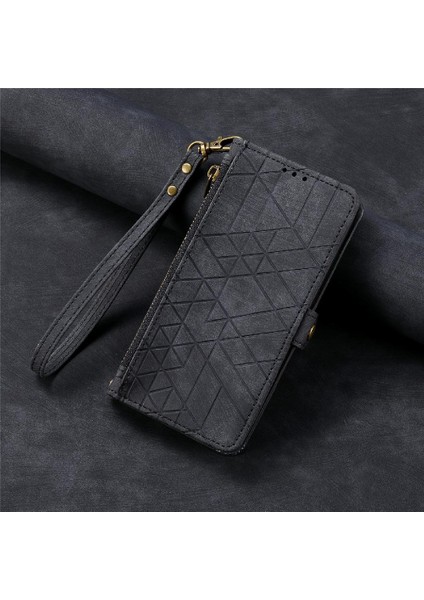 GX Boutique Xiaomi Redmi 10C Deri Kılıf Için Flip Case Darbeye Basit Iş (Yurt Dışından)