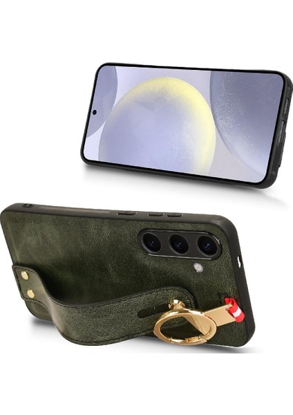 Samsung Galaxy S24 Artı Bilek Kayışı Premium Pu Deri Kılıf (Yurt Dışından) fırsatları
