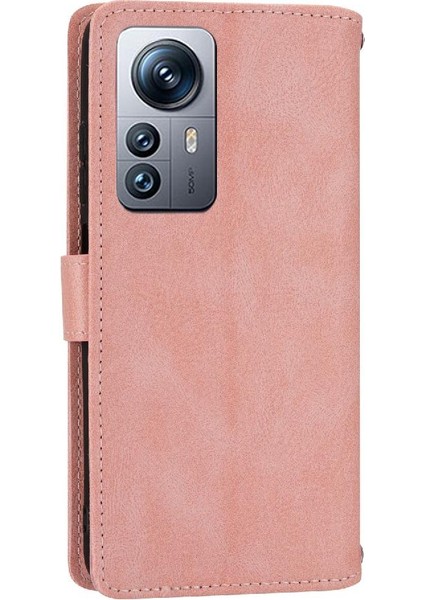 Xiaomi 12 Lite Için Flip Case Pu Deri Kayış Kart Tutucu Kickstand (Yurt Dışından)