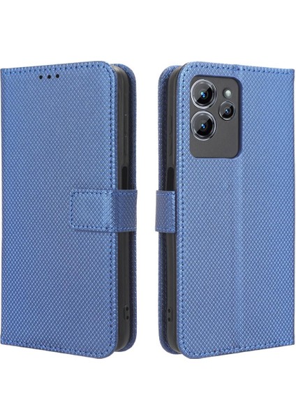 Oukitel C32 Kapak Kart Tutucu Kickstand Manyetik Cüzdan Için Kılıf (Yurt Dışından)