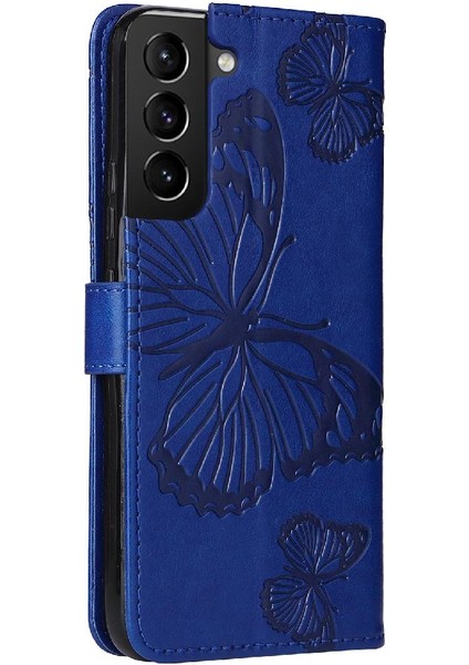 Samsung Galaxy S22 Artı Pu Deri Flip Kickstand Darbeye ile (Yurt Dışından)