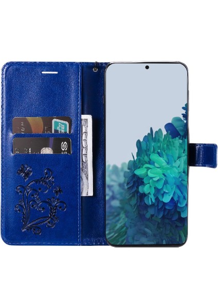 Samsung Galaxy S22 Artı Pu Deri Flip Kickstand Darbeye ile (Yurt Dışından)