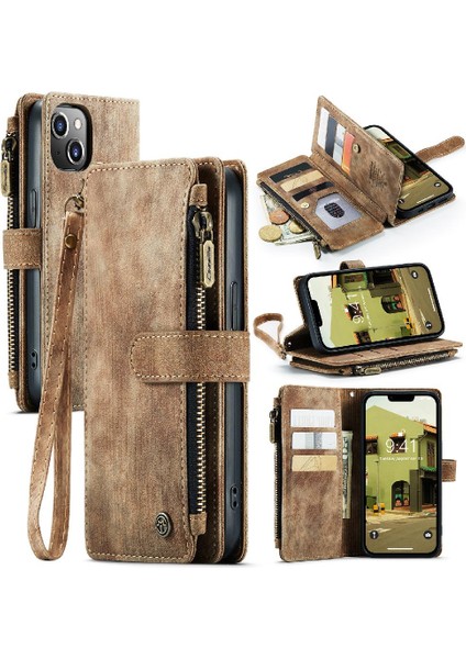 Kart Sahibi Sürücüler Lisans Kartı Yuvaları ile IPhone 14 Plus Için Caseme Durumda (Yurt Dışından)