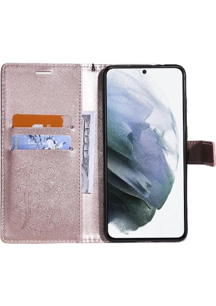 Samsung Galaxy S21 Manyetik Kapak Pu Deri Flip Kickstand Kapak (Yurt Dışından) fiyatları