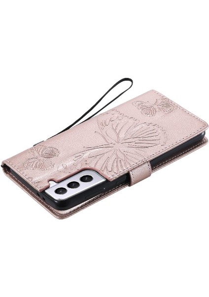 Samsung Galaxy S21 Manyetik Kapak Pu Deri Flip Kickstand Kapak (Yurt Dışından) modelleri