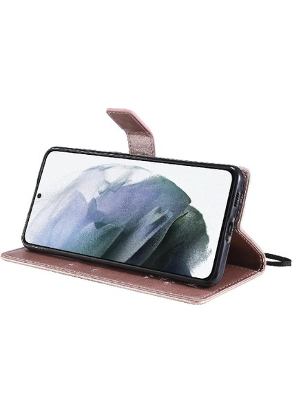 Samsung Galaxy S21 Manyetik Kapak Pu Deri Flip Kickstand Kapak (Yurt Dışından) indirimleri