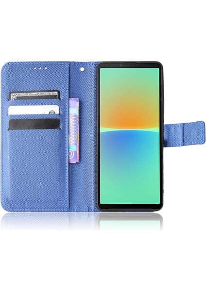 Sony Xperia 10 V Manyetik Cüzdan Kapak Için Kılıf Kickstand Kart Tutucu (Yurt Dışından)