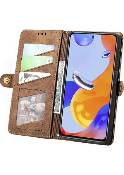 Xiaomi Redmi Not 11 Için Flip Case Pro Darbeye Cüzdan Kapak Kılıfı (Yurt Dışından) indirimleri