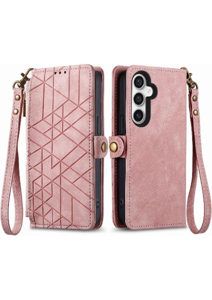 Samsung Galaxy S23 Fe Cüzdan Darbeye Deri Kılıf Flip Case Için Flip Case (Yurt Dışından)