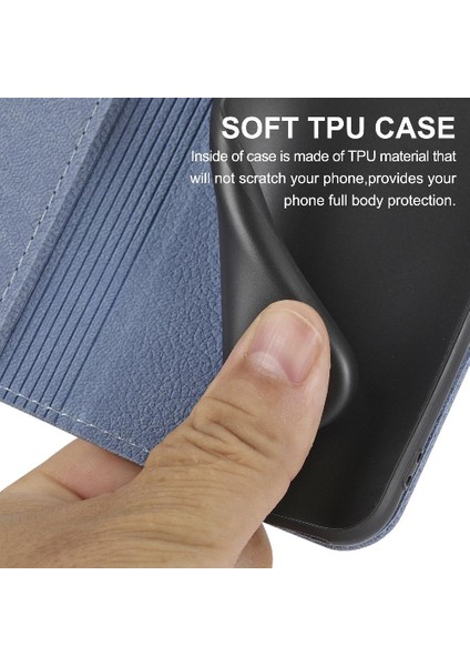 Xiaomi Redmi Için Not 12 5g/poco X5 Flip Folio Kitap Pu Deri Kapak (Yurt Dışından)