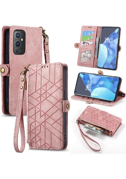 Oneplus 9 Pro Için Flip Case Cüzdan Darbeye Deri Kılıf Kapak Çevirin (Yurt Dışından) modelleri