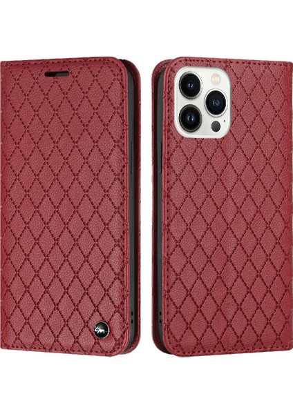 IPhone 13 Için Kılıf Pro Max Kart Yuvaları Tutucu Manyetik Kabuk Iş Çevirin (Yurt Dışından)