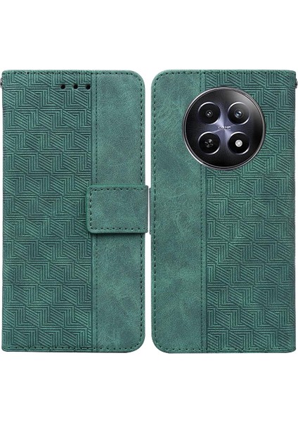 Realme 12 5g Için Kılıf Cüzdan Kapak Flip Folio Premium Pu Deri Kickstand (Yurt Dışından)