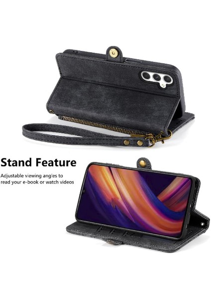 Samsung Galaxy A25 Için Flip Case 5g Kapak Çevirin Cüzdan Basit Iş Durum (Yurt Dışından) modelleri