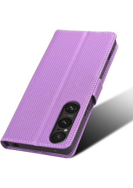 Sony Xperia 1 V Manyetik Cüzdan Kapak Için Kılıf Kickstand Kart Tutucu (Yurt Dışından)