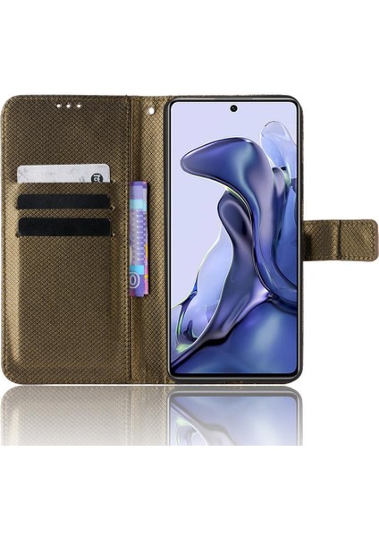 Xiaomi 11T/11T Pro Kapak Kickstand Manyetik Cüzdan Kart Tutucu (Yurt Dışından) indirimleri