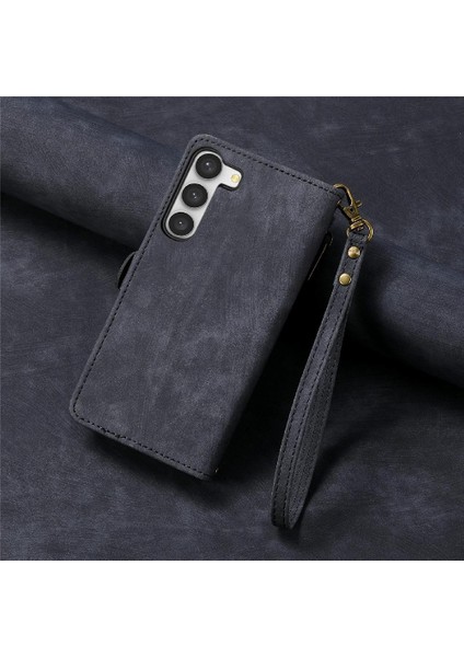 GX Boutique Samsung Galaxy S23 Artı Flip Kapak Cüzdan Basit Iş Için Flip Case (Yurt Dışından)