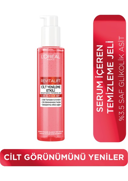 L'oréal Paris Revitalift Cilt Yenileme Etkili Temizleme Jeli 150ML - Glikolik Asit