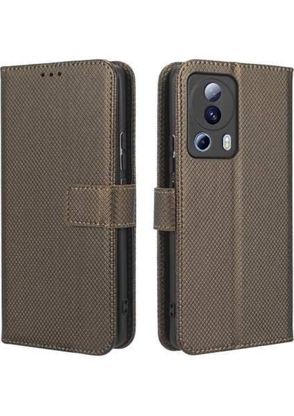 Xiaomi 12 Lite Kickstand Manyetik Cüzdan Kart Tutucu Kapak Için Kılıf (Yurt Dışından)
