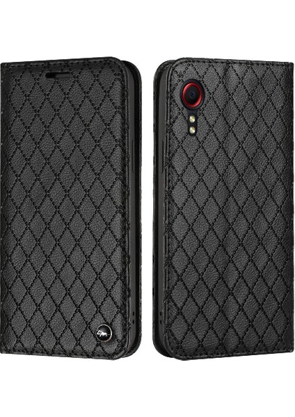 Samsung Galaxy Xcover 5 Cüzdan Iş Manyetik Kabuk Kart Yuvaları Için Kılıf (Yurt Dışından)