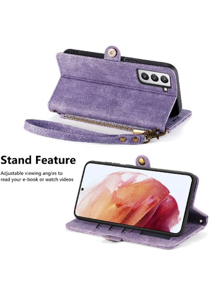 Samsung Galaxy S21 Için Flip Case Deri Kılıf Kapak Darbeye (Yurt Dışından) indirimleri