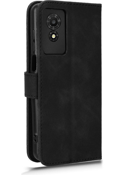 Kart Tutucu Kickstand ile Tcl 501 Deri Folio Flip Case Için Kılıf (Yurt Dışından) modelleri