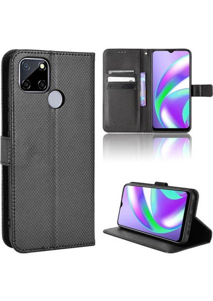 Realme C25/C12 Kart Tutucu Kapak Manyetik Cüzdan Kickstand Için Kılıf (Yurt Dışından) fiyatları