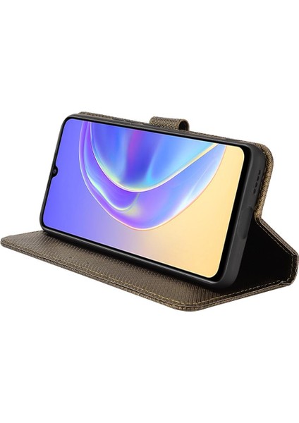 Vıvo V21E 5g Kickstand Kapak Manyetik Cüzdan Kart Tutucu Için Kılıf (Yurt Dışından) modelleri