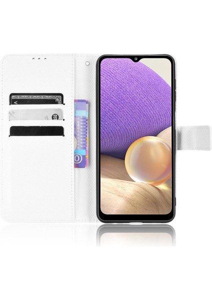 Samsung Galaxy A32 5g Kart Tutucu Kickstand Kapak Manyetik Cüzdan (Yurt Dışından) fırsatları