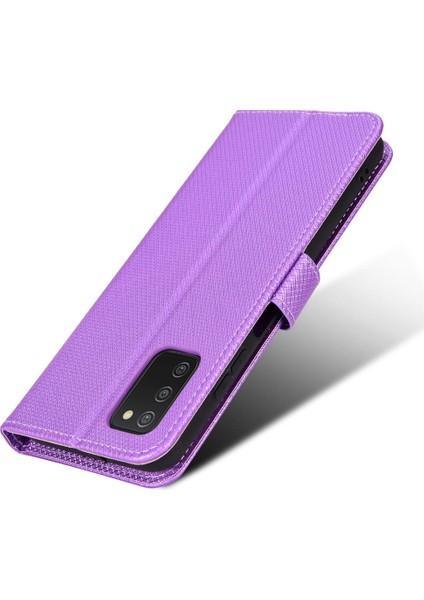 GX Boutique Samsung Galaxy A03S Kickstand Manyetik Cüzdan Kapak Kart Tutucu (Yurt Dışından)