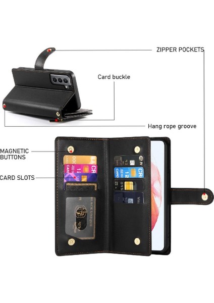 Samsung Galaxy S21 Standı Iş Çok Fonksiyonlu Kayış Için Flip Case (Yurt Dışından) indirimleri