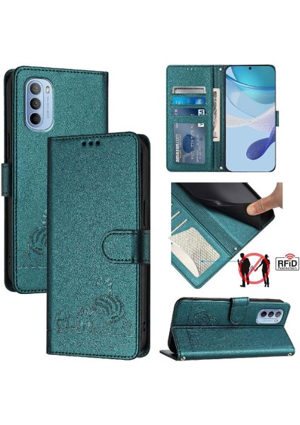 GX Boutique Motorola Moto G31 4g/moto G41 4g Kart Yuvası Tutucu Kickstand Flip Case (Yurt Dışından)