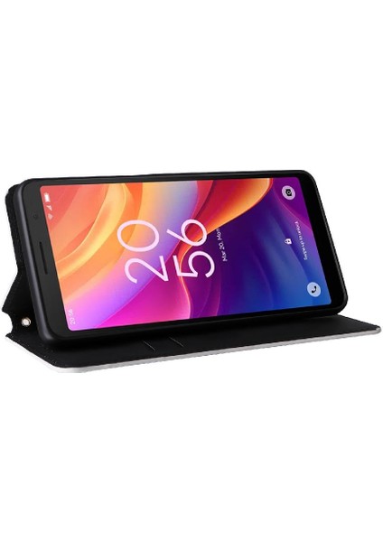 Tcl 501 4g Pu Deri Manyetik Kapatma 3D Desen Cüzdan Kartı Için Kılıf (Yurt Dışından) modelleri
