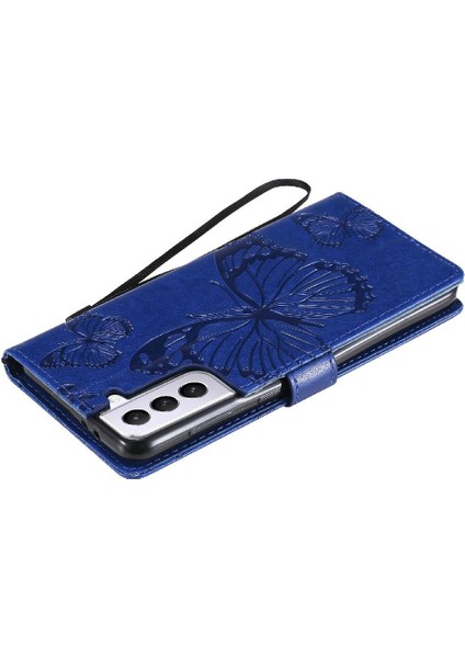 Samsung Galaxy S21 Manyetik Kapak Pu Deri Flip Kickstand Kapak (Yurt Dışından) modelleri
