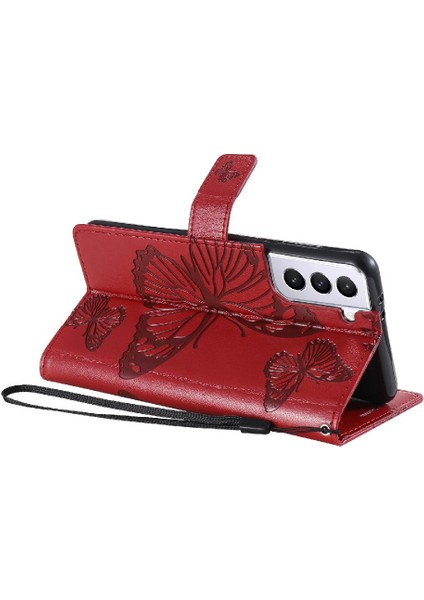 Samsung Galaxy S21 Artı Pu Deri Flip Kickstand Darbeye ile (Yurt Dışından) fırsatları
