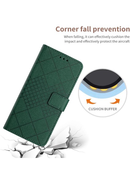 El Kayışı Elmas Kabartmalı Kart Yuvası ile IPhone 11 Pro Max Için Flip Case (Yurt Dışından)