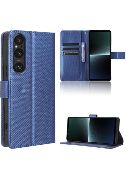 Sony Xperia 1 V Manyetik Cüzdan Kapak Için Kılıf Kickstand Kart Tutucu (Yurt Dışından)