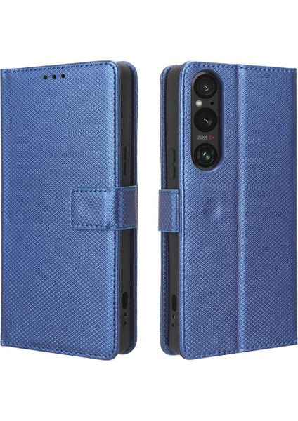 Sony Xperia 1 V Manyetik Cüzdan Kapak Için Kılıf Kickstand Kart Tutucu (Yurt Dışından)