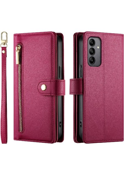 Samsung Galaxy A05S Çok Fonksiyonlu Crossbody Kayış Cüzdan Için Flip Case (Yurt Dışından)