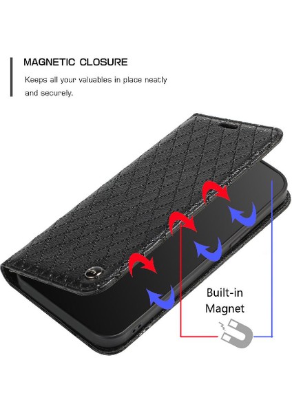 Samsung Galaxy A53 5g Manyetik Kabuk Kart Yuvaları Tutucu Flip Case (Yurt Dışından)