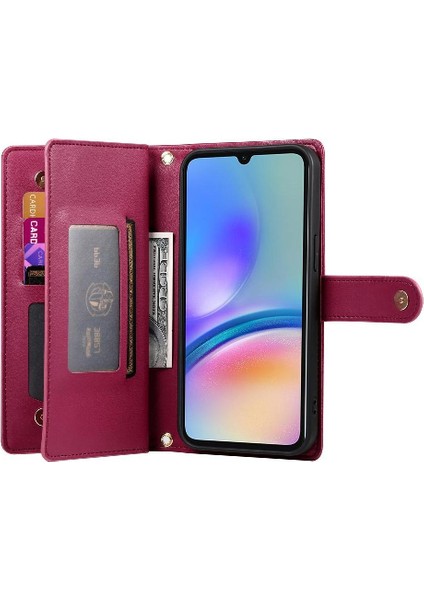 Samsung Galaxy A05S Çok Fonksiyonlu Crossbody Kayış Cüzdan Için Flip Case (Yurt Dışından) indirimleri