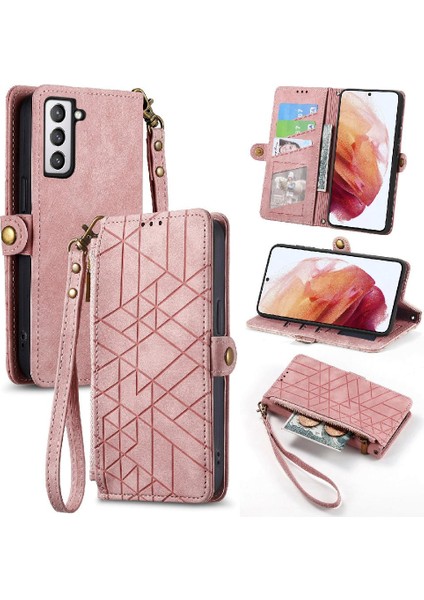 Samsung Galaxy S21 Için Flip Case Deri Kılıf Kapak Darbeye (Yurt Dışından) modelleri