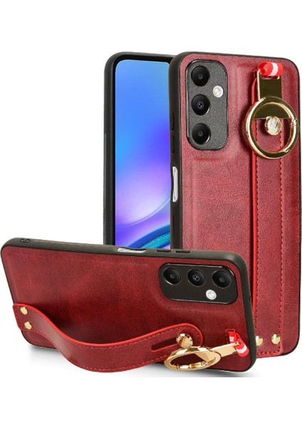 Samsung Galaxy A05S Bilek Kayışı Uyumluluk Premium Pu Deri Kılıf (Yurt Dışından) modelleri